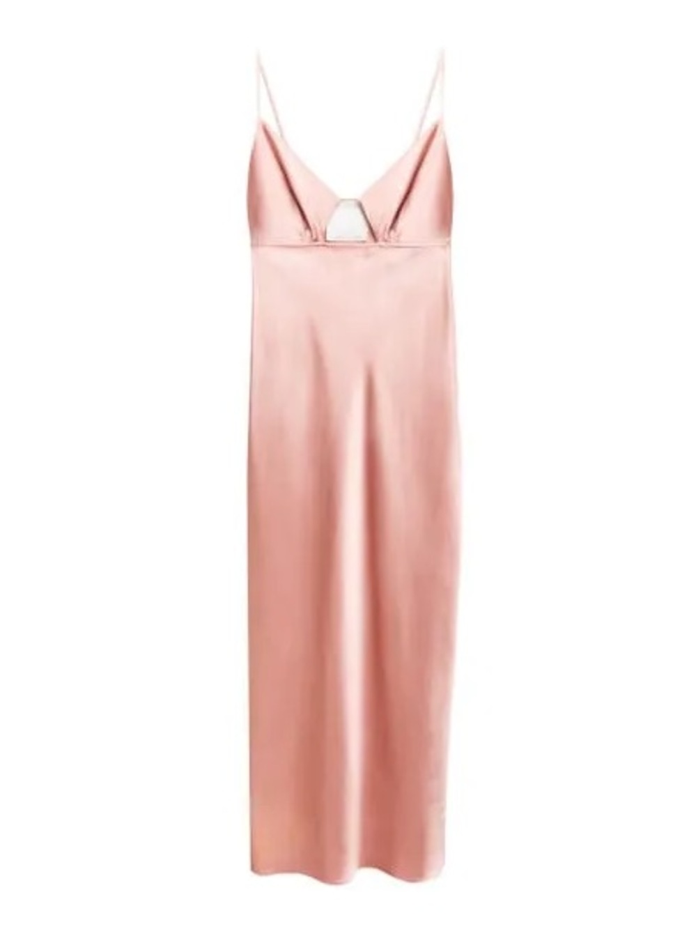 Fleur du Mal Satin Slip Dress in Dusty Rose
